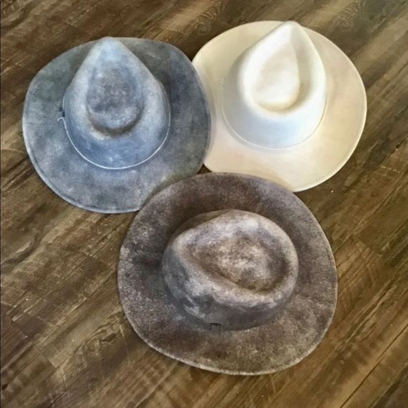 Free People Gray Wide-Brim Hat - Picture 8 of 8